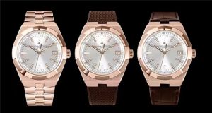 復刻市場全推出：江詩丹頓縱橫四海計時碼表首次見到玫瑰金表殼，藍色面板