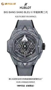 BBF全新突破的灰色陶瓷問世，HUBLOT宇舶表BIGBANGUnico大爆炸系列彩色陶瓷腕表