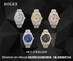 勞力士RolexSky-Dweller縱航者型滿天星定制版復刻表細節(jié)解讀
