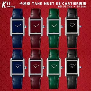 K11工廠V3版卡地亞Tant Must復(fù)刻表細(xì)節(jié)評測：優(yōu)雅典范，復(fù)刻傳奇